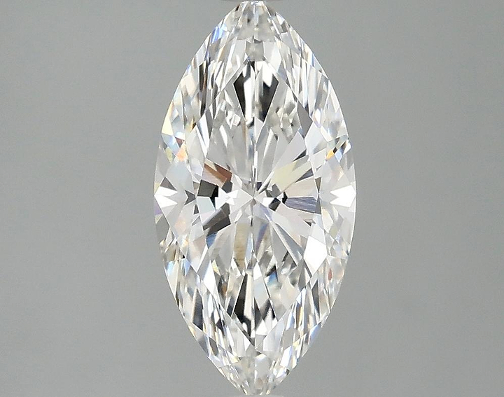 1.55 Carat Marquise Shaped Ideal Cut VVS2 IGI Certified Lab Grown Diamond