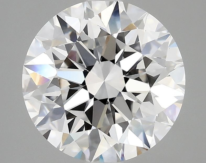 3.07 Carat Round Shaped Excellent Cut VVS2 IGI Certified Lab Grown Diamond