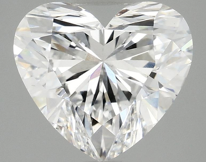 3.09 Carat Heart Shaped Ideal Cut VS2 IGI Certified Lab Grown Diamond