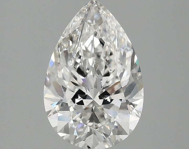 2.07 Carat Pear Shaped Excellent Cut VS2 IGI Certified Lab Grown Diamond