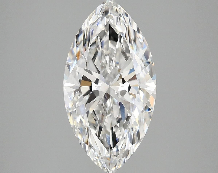 2.98 Carat Marquise Shaped Excellent Cut VVS2 IGI Certified Lab Grown Diamond