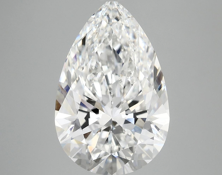 5.09 Carat Pear Shaped Ideal Cut VVS2 IGI Certified Lab Grown Diamond
