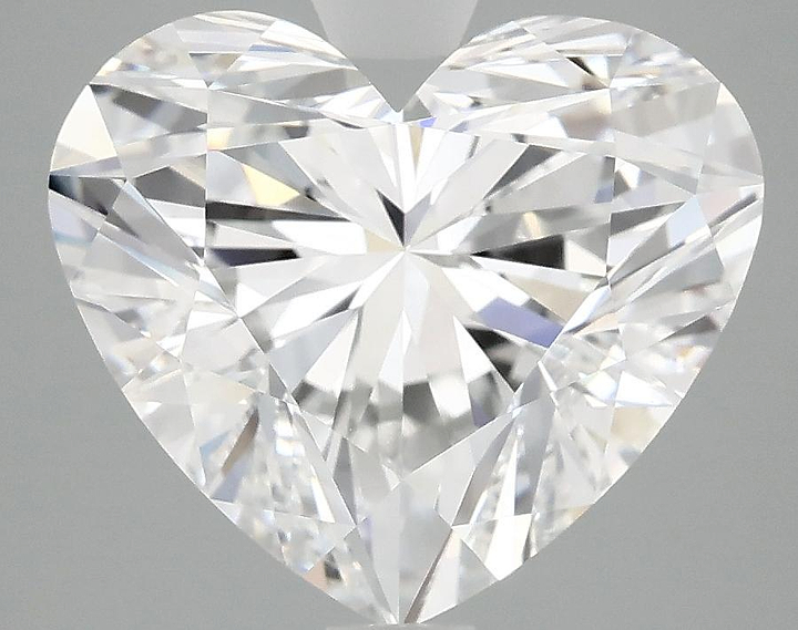 5.1 Carat Heart Shaped Ideal Cut VVS2 IGI Certified Lab Grown Diamond