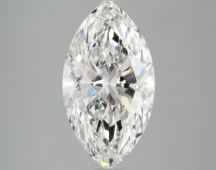 3.02 Carat Marquise Shaped Excellent Cut VVS2 IGI Certified Lab Grown Diamond