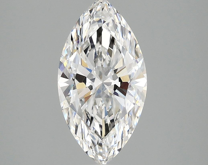 1.87 Carat Marquise Shaped Excellent Cut VVS2 IGI Certified Lab Grown Diamond