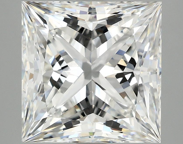 5.1 Carat Princess Shaped Ideal Cut VVS2 IGI Certified Lab Grown Diamond