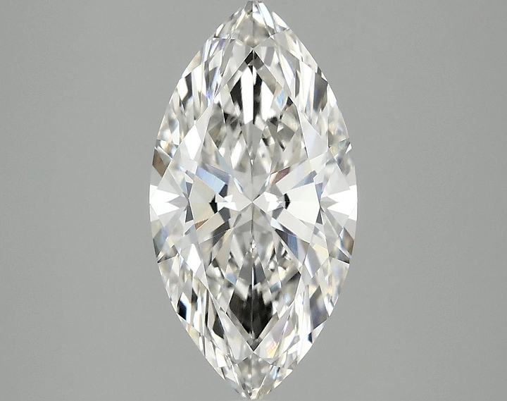 2.5 Carat Marquise Shaped Ideal Cut VVS2 IGI Certified Lab Grown Diamond