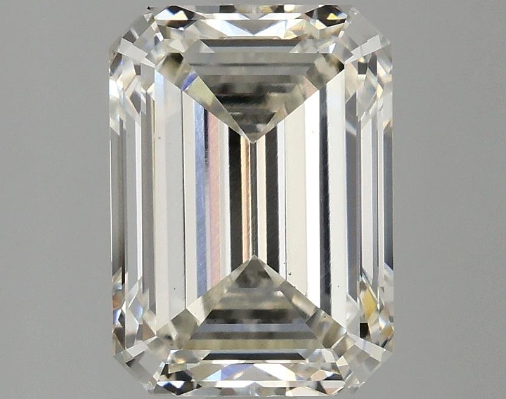 3.01 Carat Emerald Shaped Excellent Cut VS1 IGI Certified Lab Grown Diamond
