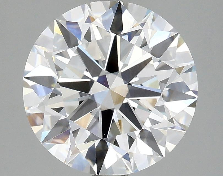 3.09 Carat Round Shaped Ideal Cut VVS2 IGI Certified Lab Grown Diamond