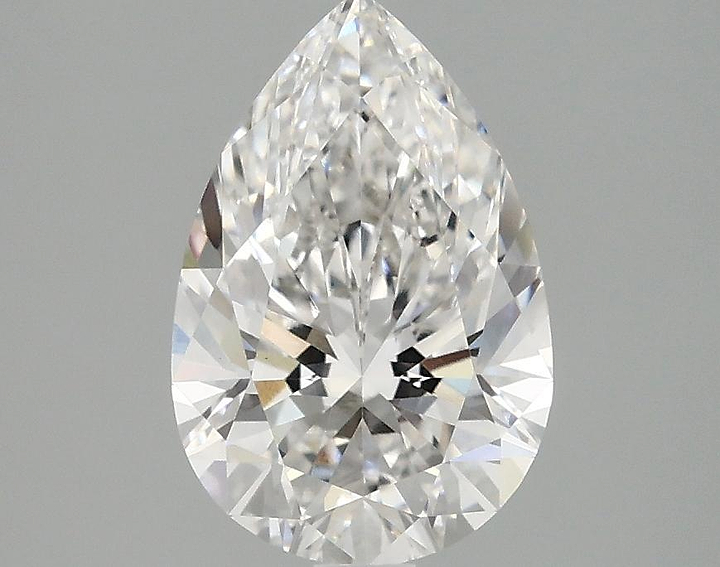 2.02 Carat Pear Shaped Excellent Cut VVS2 IGI Certified Lab Grown Diamond