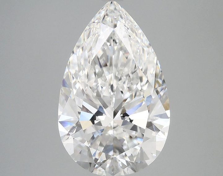 5.05 Carat Pear Shaped Ideal Cut VVS2 IGI Certified Lab Grown Diamond
