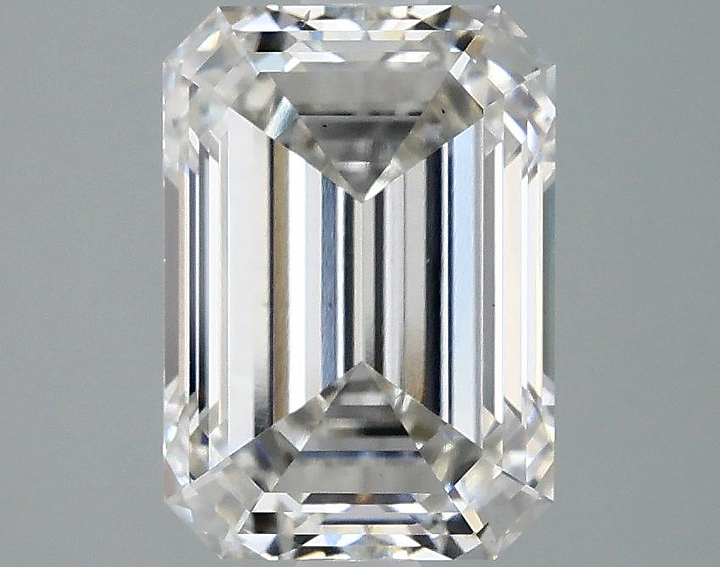 3.09 Carat Emerald Shaped Ideal Cut VS2 IGI Certified Lab Grown Diamond