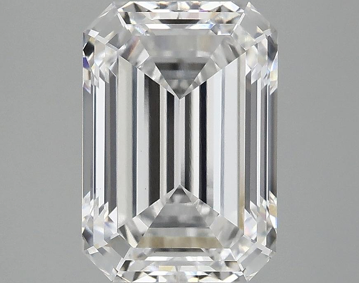 3.01 Carat Emerald Shaped Ideal Cut VS1 IGI Certified Lab Grown Diamond