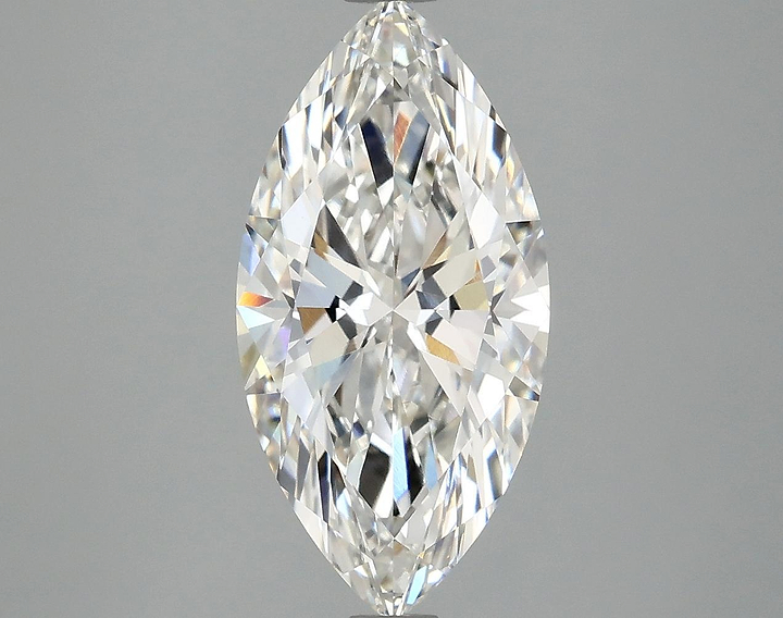 2.88 Carat Marquise Shaped Ideal Cut VVS2 IGI Certified Lab Grown Diamond