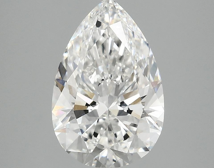 2.4 Carat Pear Shaped Excellent Cut VVS2 IGI Certified Lab Grown Diamond