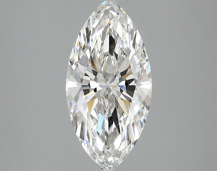 2.01 Carat Marquise Shaped Ideal Cut VVS2 IGI Certified Lab Grown Diamond