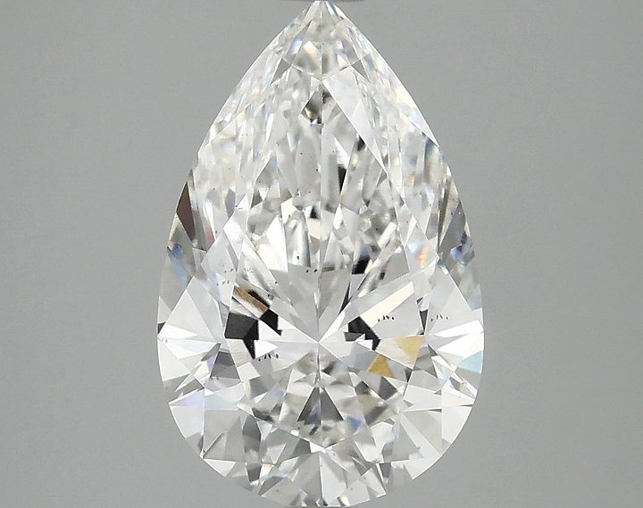 3.08 Carat Pear Shaped Ideal Cut VS2 IGI Certified Lab Grown Diamond