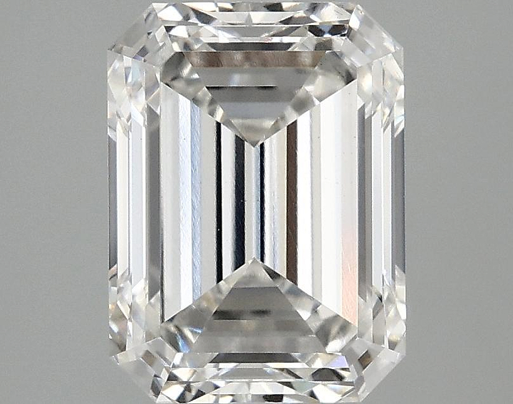 3.01 Carat Emerald Shaped Excellent Cut VS2 IGI Certified Lab Grown Diamond