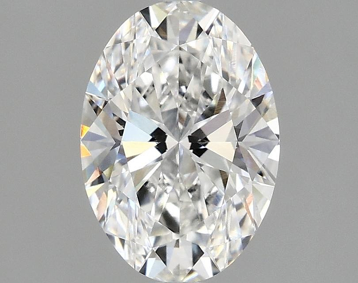 1.55 Carat Oval Shaped Ideal Cut VVS2 IGI Certified Lab Grown Diamond