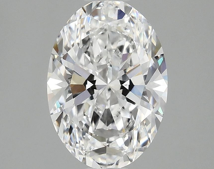 2.08 Carat Oval Shaped Ideal Cut VVS2 IGI Certified Lab Grown Diamond