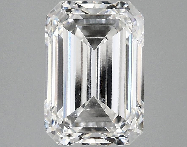 3.04 Carat Emerald Shaped Ideal Cut VVS2 IGI Certified Lab Grown Diamond