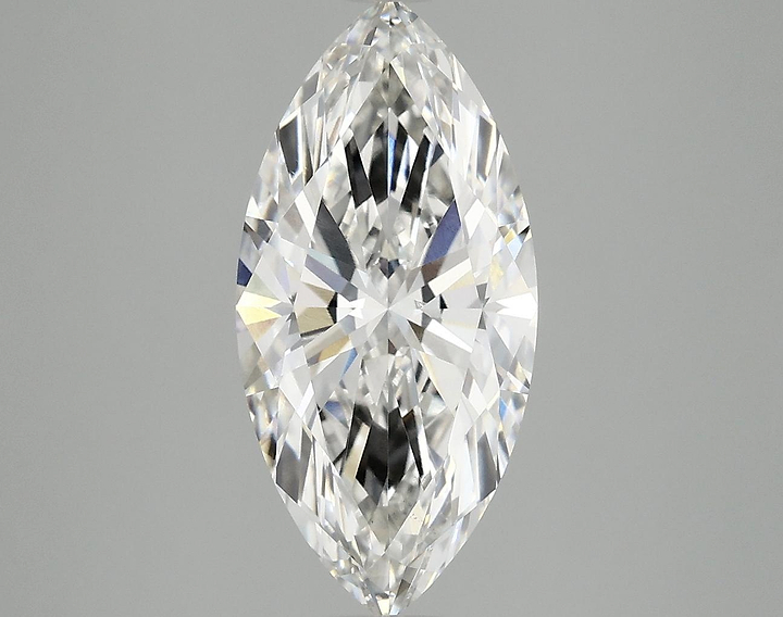 3.08 Carat Marquise Shaped Excellent Cut VS1 IGI Certified Lab Grown Diamond
