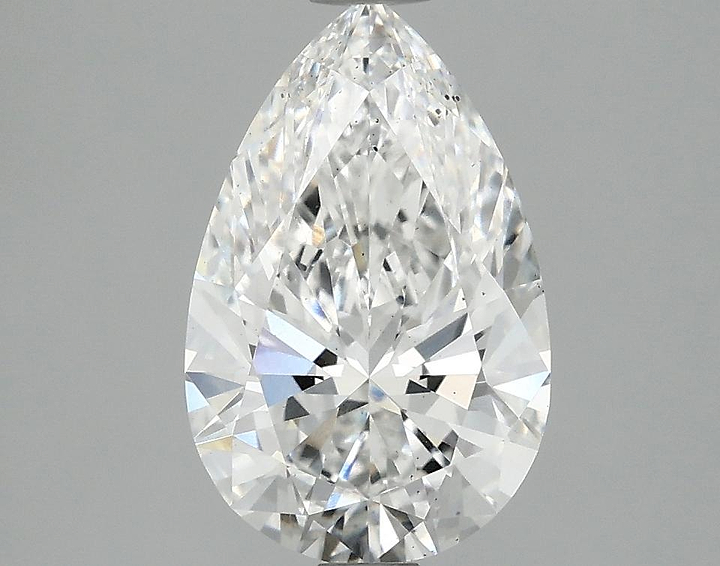 2.03 Carat Pear Shaped Ideal Cut SI1 IGI Certified Lab Grown Diamond