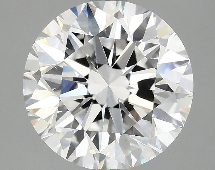 3.08 Carat Round Shaped Excellent Cut VVS2 IGI Certified Lab Grown Diamond