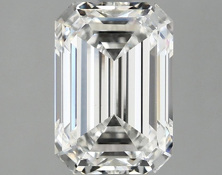 3.04 Carat Emerald Shaped Ideal Cut VVS2 IGI Certified Lab Grown Diamond
