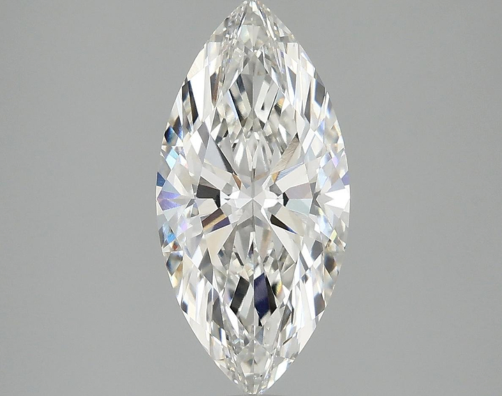 2.08 Carat Marquise Shaped Excellent Cut VS1 IGI Certified Lab Grown Diamond