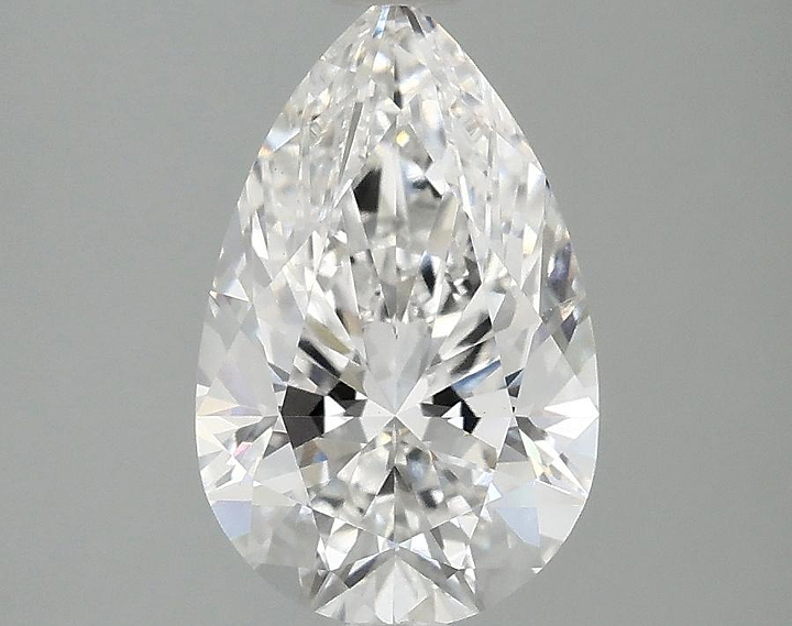 2.01 Carat Pear Shaped Ideal Cut VS1 IGI Certified Lab Grown Diamond