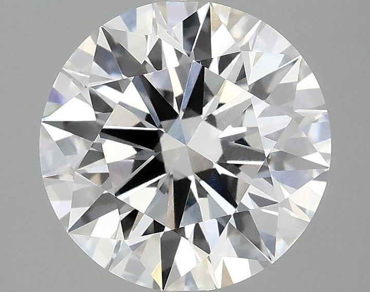 3.08 Carat Round Shaped Ideal Cut VVS2 IGI Certified Lab Grown Diamond