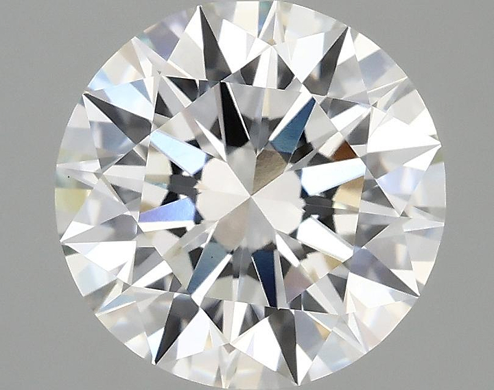 3.05 Carat Round Shaped Ideal Cut VVS2 IGI Certified Lab Grown Diamond