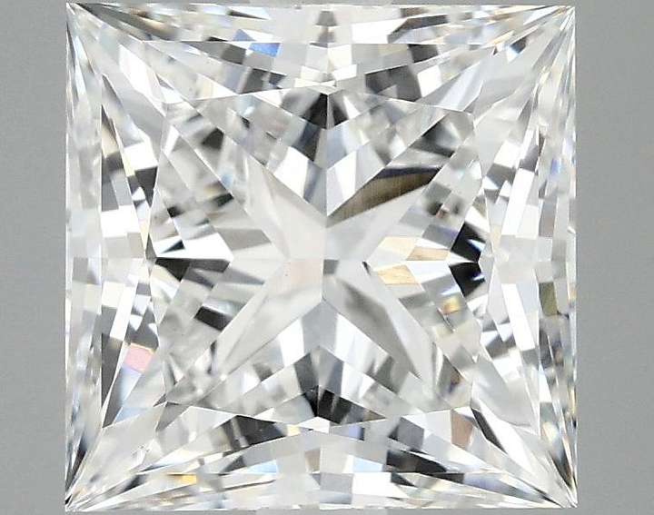 4.02 Carat Princess Shaped Ideal Cut VVS2 IGI Certified Lab Grown Diamond
