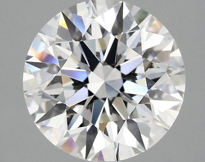 3.09 Carat Round Shaped Excellent Cut VVS2 IGI Certified Lab Grown Diamond