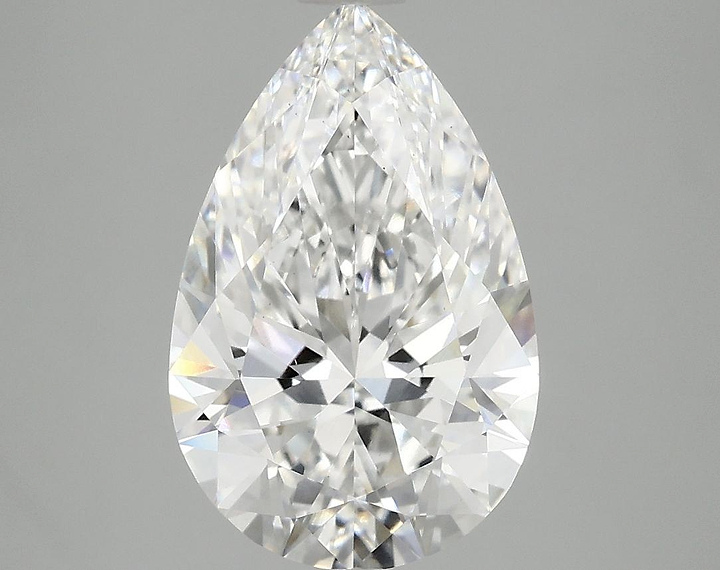 3.09 Carat Pear Shaped Ideal Cut VS1 IGI Certified Lab Grown Diamond
