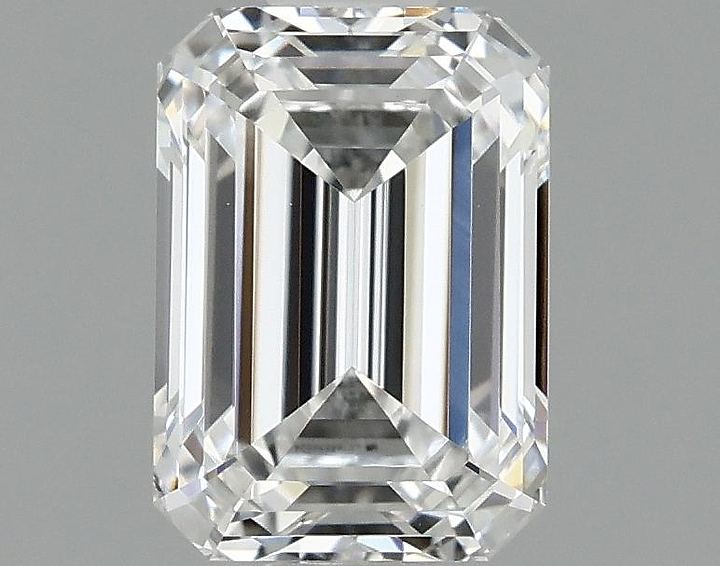 0.99 Carat Emerald Shaped Ideal Cut VVS2 IGI Certified Lab Grown Diamond