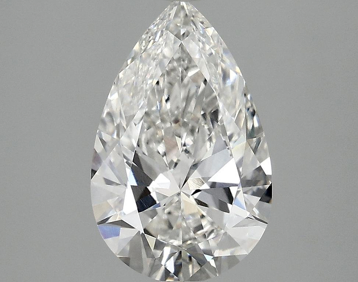 2.01 Carat Pear Shaped Ideal Cut VVS2 IGI Certified Lab Grown Diamond