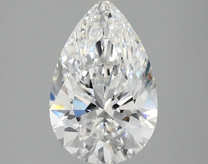 2.05 Carat Pear Shaped Ideal Cut VVS2 IGI Certified Lab Grown Diamond