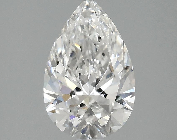 1.54 Carat Pear Shaped Ideal Cut VVS2 IGI Certified Lab Grown Diamond