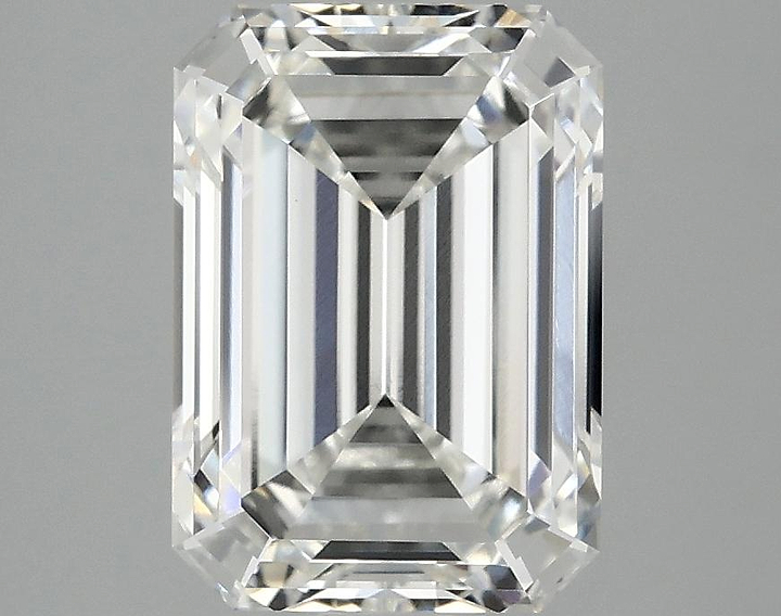 3.09 Carat Emerald Shaped Ideal Cut VS1 IGI Certified Lab Grown Diamond