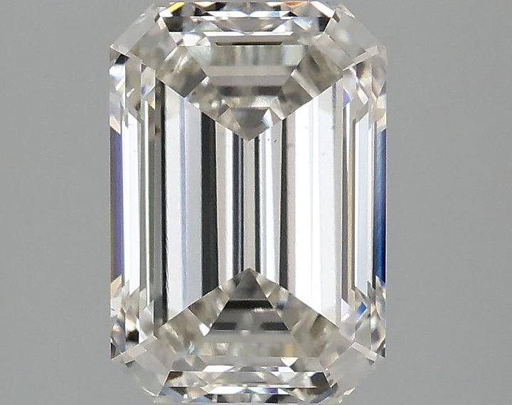 2.52 Carat Emerald Shaped Ideal Cut VS1 IGI Certified Lab Grown Diamond