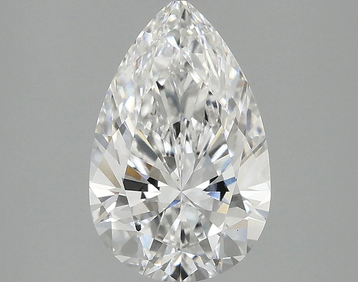 2.0 Carat Pear Shaped Ideal Cut VS1 IGI Certified Lab Grown Diamond