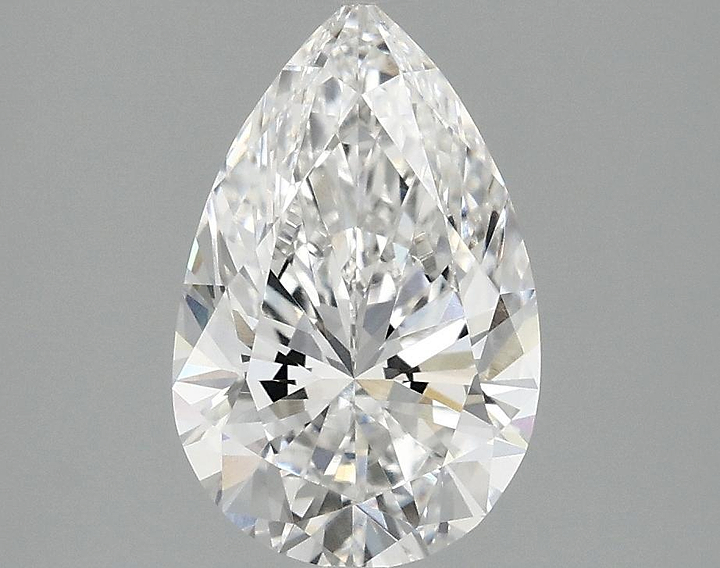 2.06 Carat Pear Shaped Ideal Cut VVS2 IGI Certified Lab Grown Diamond