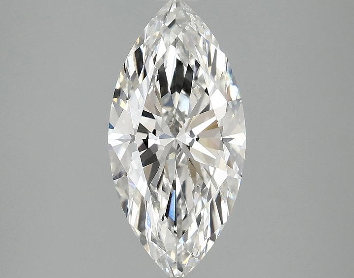2.01 Carat Marquise Shaped Excellent Cut VVS2 IGI Certified Lab Grown Diamond