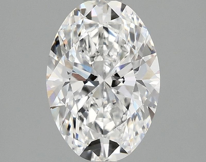 1.5 Carat Oval Shaped Ideal Cut VVS2 IGI Certified Lab Grown Diamond