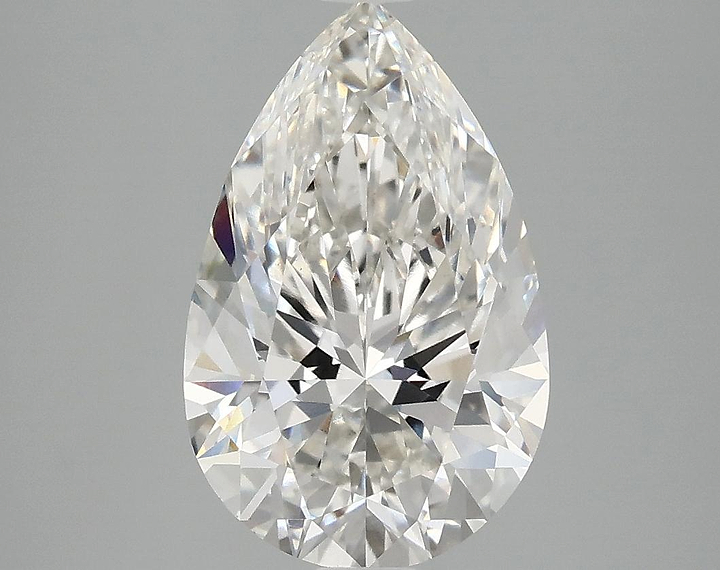 3.03 Carat Pear Shaped Ideal Cut VVS2 IGI Certified Lab Grown Diamond