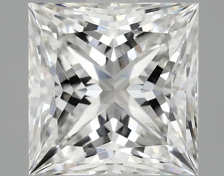 2.01 Carat Princess Shaped Ideal Cut VS2 IGI Certified Lab Grown Diamond