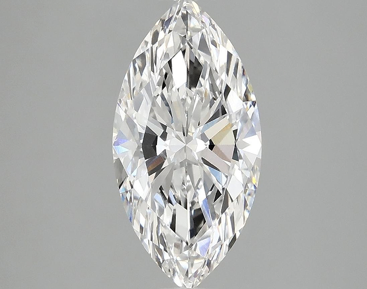 2.09 Carat Marquise Shaped Ideal Cut VVS2 IGI Certified Lab Grown Diamond