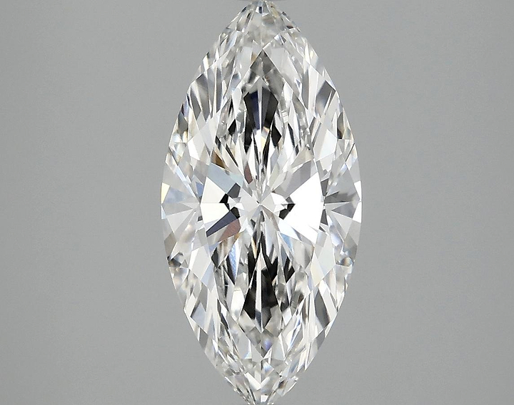 2.02 Carat Marquise Shaped Excellent Cut VVS2 IGI Certified Lab Grown Diamond